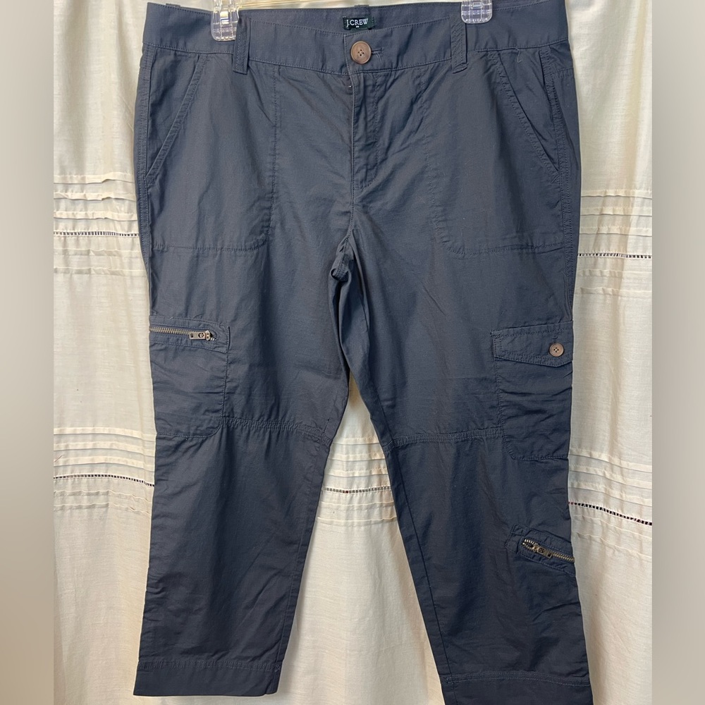J.Crew Grey City Fit capri pants NWT
